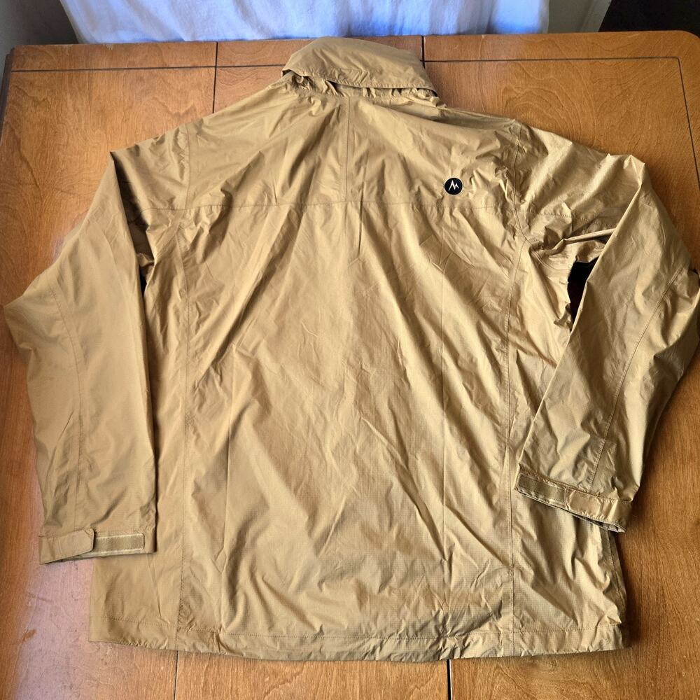Marmot Men's Caramel Hooded Rain Jacket - Picture 4 of 14
